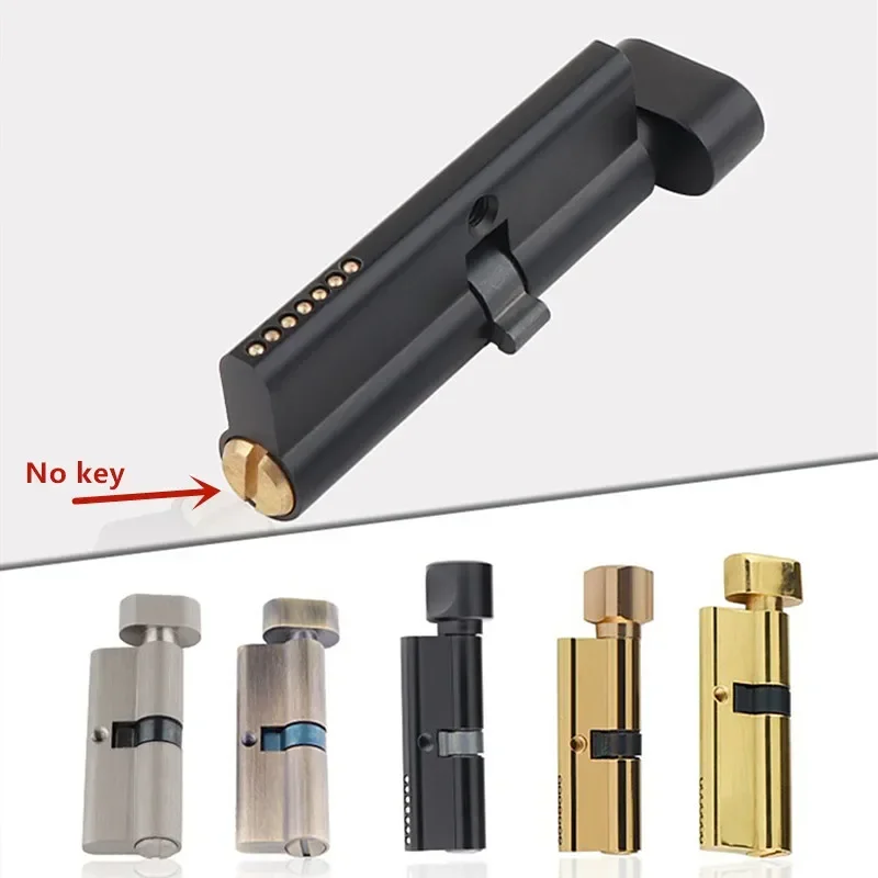 Furniture Hardware Supply - Indoor Solid Wood Door Brass Keyless