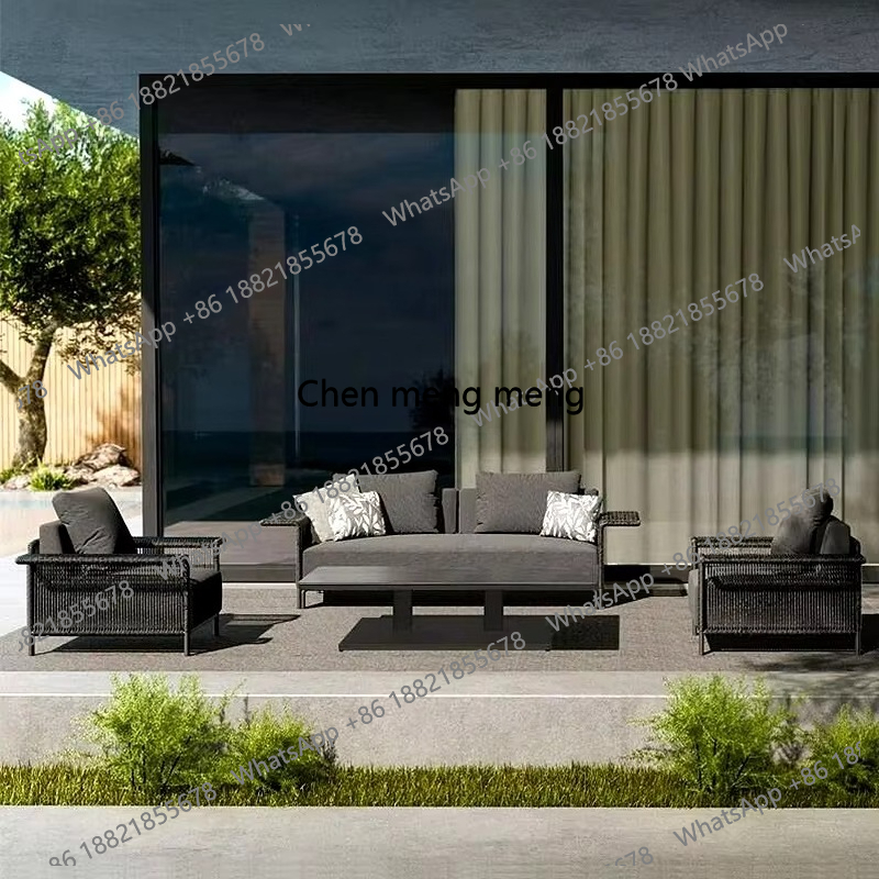 Outdoor Woven Sofa Set Corner  - огляд і ціна Restoration Hardware Furniture Outdoor