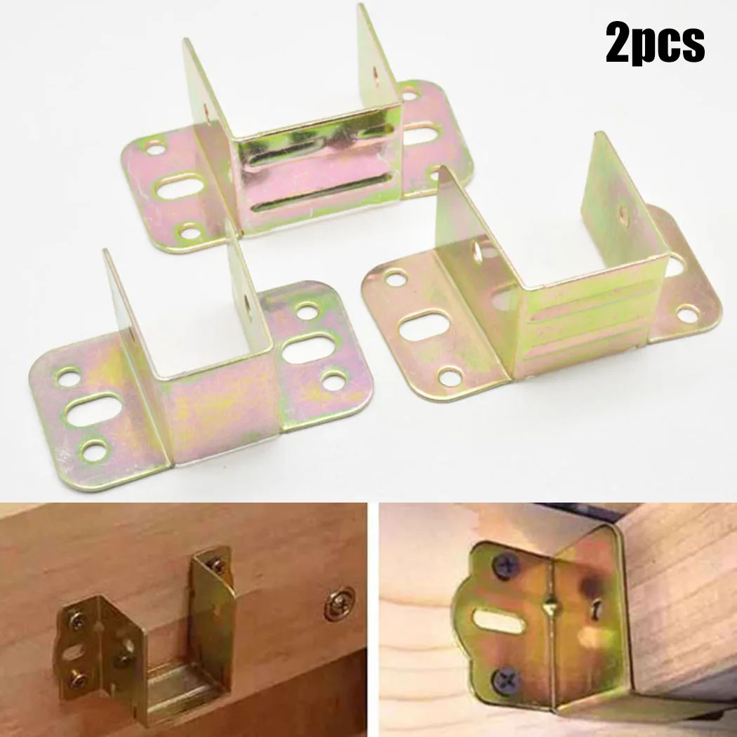 2pcs U Shaped Metal Bed Bracke - огляд і ціна Furniture Hardware Supply
