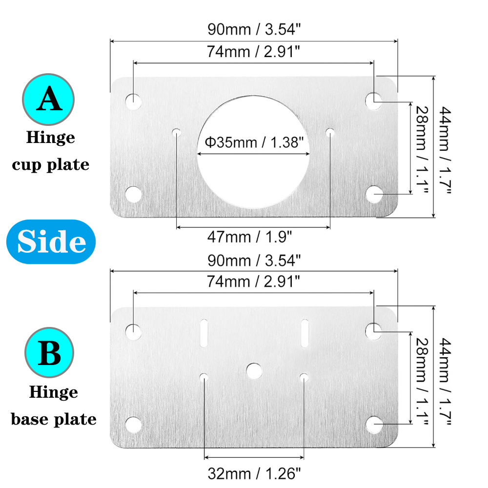 4/8/12 Kit Hinge Kit Cabinet D - огляд і ціна Restoration Hardware Furniture Outdoor
