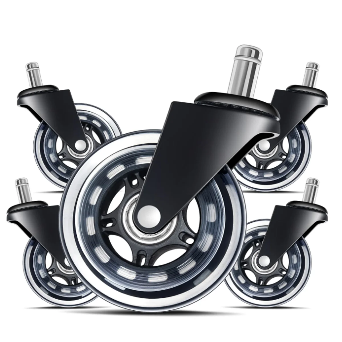 5PCS Office Chair Caster Wheel - огляд і ціна Furniture Hardware Replacement