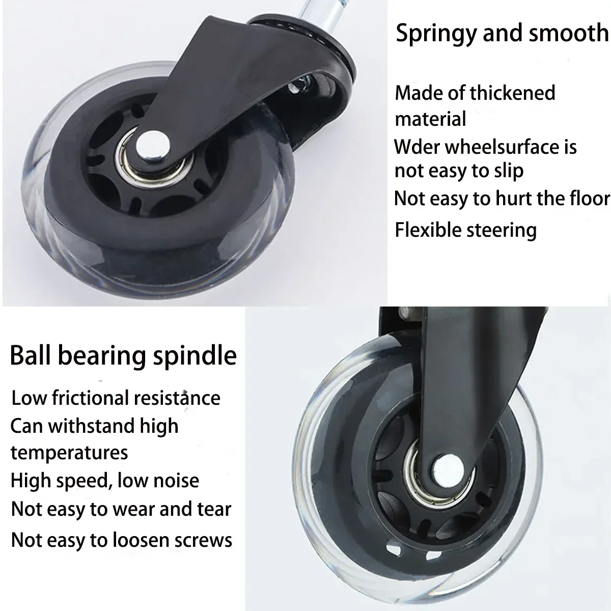 5PCS Office Chair Caster Wheel - огляд і ціна Furniture Hardware Replacement